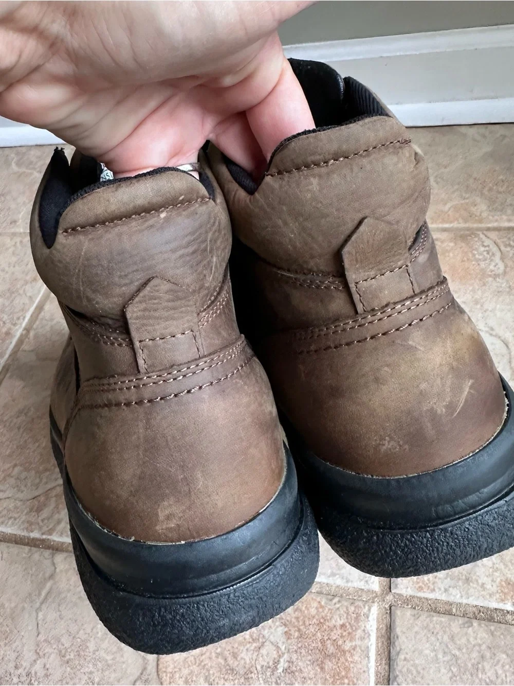 RED WING Chukka Boots  SuperSole Safety Toe Brown Nubuck Leather Men’s 8 EEE​